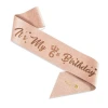 Cross-border rose gold birthday sash for girls aged 1-100, party crown shoulder strap, glitter pink birthday happiness etiquette strap Application Scenario